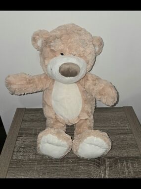 Anniversary 20th Year Teddy Mountain Beige Teddy Bear with Big Feet 16" SEE DESC